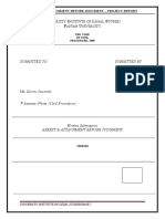 Arrest and Attachment Before Judgement