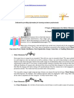 9 Types of Mhemonics For Better Memory