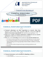 Construction Materials - Chemical Admixtures