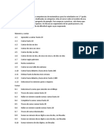 Competencia Matematica de Primer Grado