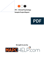 Clinical-Psychology-Sample-Project 2 PDF