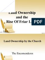 Land Ownership and The Rise of Friar Lands