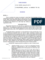 Petitioner vs. vs. Respondent: Third Division