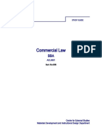 Commercial Law Study Guide 