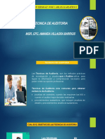 Diapositiva Auditoria de Cumplimiento - Tecnica de Auditoria