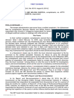 Complainants vs. vs. Respondent: First Division