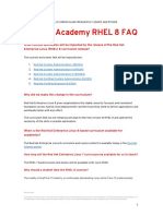 RHEL 8 Curriculum FAQ