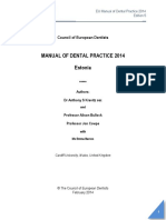 Manual of Dental Practice 2014 Estonia: Council of European Dentists