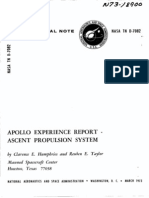 Apollo Experience Report Ascent Propulsion System