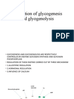 Regulation of Glycogenesis and Glyogenolysis