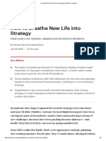 How To Breathe New Life Into Strategy - Bain & Company