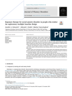 Exposure Therapy For Social Anxiety Disorder in People Who Stutter: An Exploratory Multiple Baseline Design