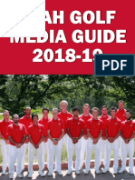 Utah Golf Media Guide 2018-19