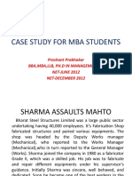 Case Study For Mba HR Students