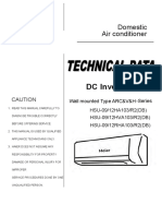 Haier - Hsu 09 12ha103r2 - Hsu 09 12hva103r2 - Hsu 09 12rha103r2