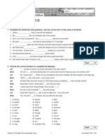 Cumulative Test 1-5 B: Grammar