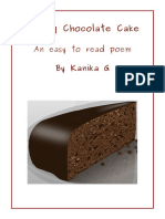 Making Chocolate Cake: An Easy To Read Poem