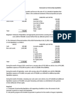 ACCTG122 Homework On Partnership Liquidation