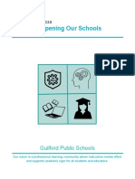 Guilford Public Schools Reopening Plan For The 2020-2021 School Year