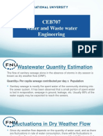 CEB707 - 8 - Wastewater Quality and Quantity