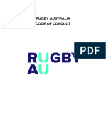 Rugby Au Code of Conduct