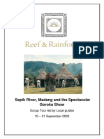 Sepik River Madang and Goroka Show 2020 1