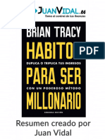 Resumen de Hábitos para Ser Millonario de Brian Tracy