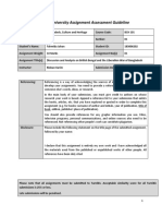 East Delta University Assignment Assessment Guideline