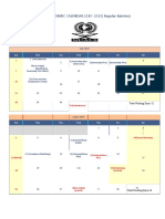 417academic Calendar - Regular Batches