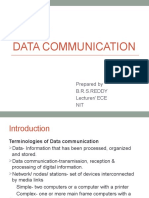 Unit V Data Communication: Prepared by B.R.S.Reddy Lecturer/ ECE NIT