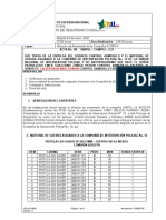 Acta Entrega Armamento