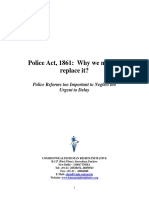 Advocacy Paper Police Act 1861 PDF