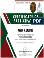 Certificate For AMADO M - CADIONG For UP College of Education Web