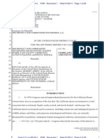 '11CV0124 POR L: Complaint For Declaratory and Injunctive Relief