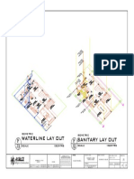 Waterline Lay Out Sanitary Lay Out: Isometric Isometric