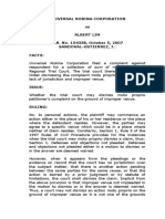 Universal Robina Corporation Vs Albert Lim G.R. No. 154338, October 5, 2007 Sandoval-Gutierrez, J.: Facts