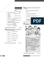 Grammar: Write Questions. Use The Interrogative Form of Be