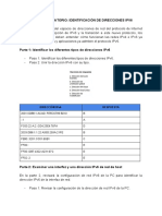 Identificación de Direcciones Ipv6