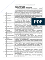 Pointers in Licensure Examination For Criminologist 300 Items: Criminal Detection and Investigation Fundamentals of Criminal Investigation