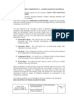 Saint John Bosco College of Northern Luzon, Inc. Competency Based Learning Material Clean and Maintain Kitchen Premises Date Developed: Page 1 of 43