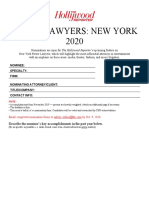 New York Power Lawyers 2020 Nomination Form