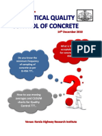 1-Dayworkshop On Statistical Quality Control of Concrete at KHRI On 14-12-2018