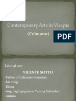 Contemporary Arts in Visayas: (Cebuano)