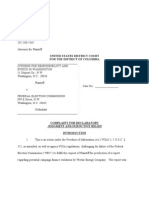 Complaint: CREW v. FEC (Westar) : Regarding Westar Campaign Contributions FOIA: 9/30/2004