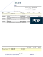 Opening Balance As Of: 47,889.36: Description Reference Value Date Debit Credit Date