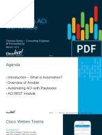 Automating ACI: With Ansible