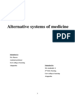 Alternative Systems of Medicine