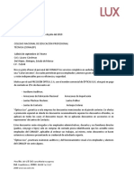 Convenio Ópticas LUX 2020 PDF