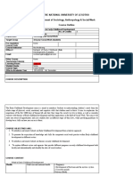 Early Childhood Development Course Outline