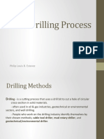 Well Drilling Process: Philip Louis B. Estevez